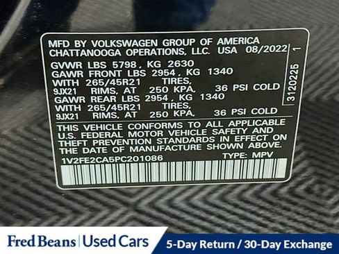 Used 2023 Volkswagen Atlas Cross Sport SEL Premium R-Line AWD/4WD image 40