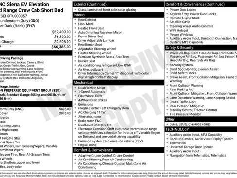 Used 2026 GMC Sierra EV Elevation AWD/4WD image 38