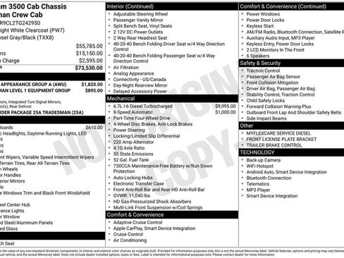 New 2026 RAM 3500 Tradesman w/ Chrome Appearance Group A AWD/4WD image 6