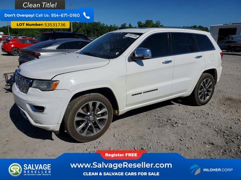 Used 2017 Jeep Grand Cherokee Overland RWD image 1