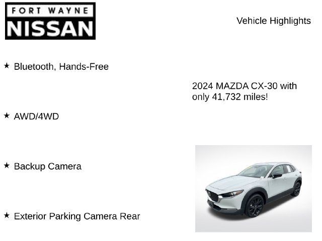 Used 2024 MAZDA CX-30 AWD 2.5 S w/ Select Sport Pkg image 7
