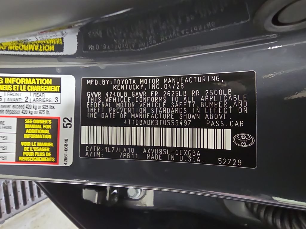 Used 2026 Toyota Camry XLE w/ Premium Plus Package AWD/4WD image 39