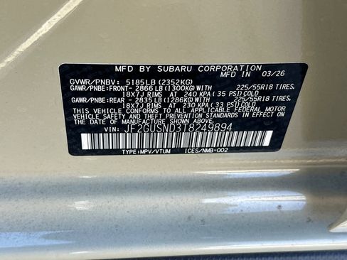 New 2026 Subaru Crosstrek 2.5i Limited AWD/4WD image 34