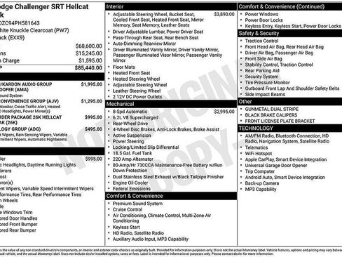 Used 2023 Dodge Challenger SRT Hellcat image 30