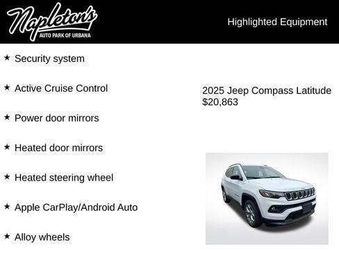 Used 2025 Jeep Compass Latitude image 6