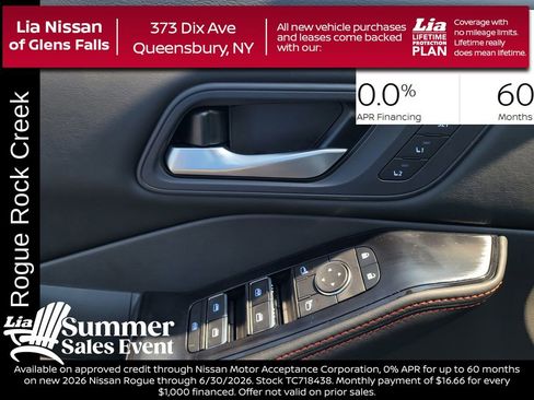 New 2026 Nissan Rogue SV w/ Rock Creek Premium Package AWD/4WD image 12