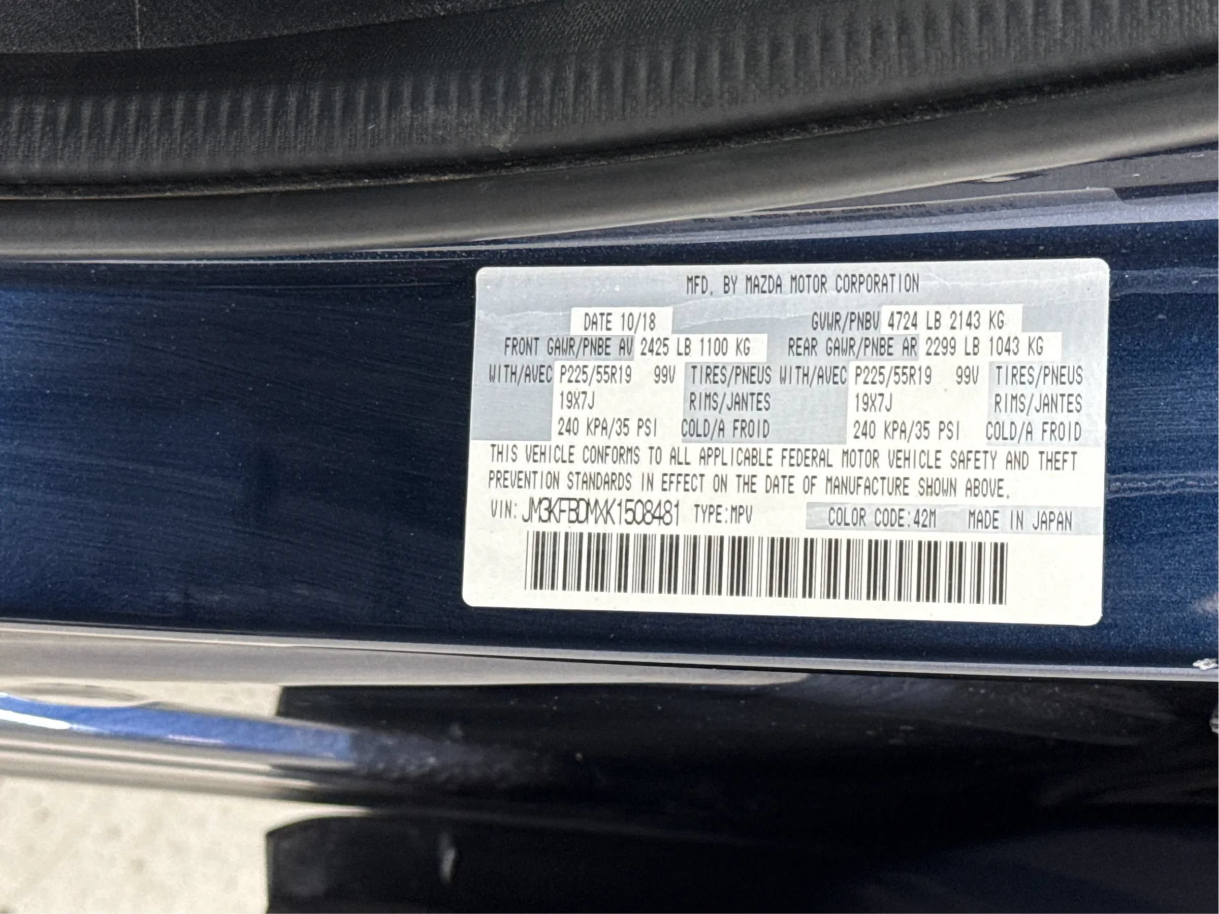 Used 2019 MAZDA CX-5 Grand Touring w/ GT Premium Package AWD/4WD image 28