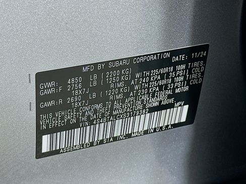 Used 2025 Subaru Outback Onyx Edition AWD/4WD image 12