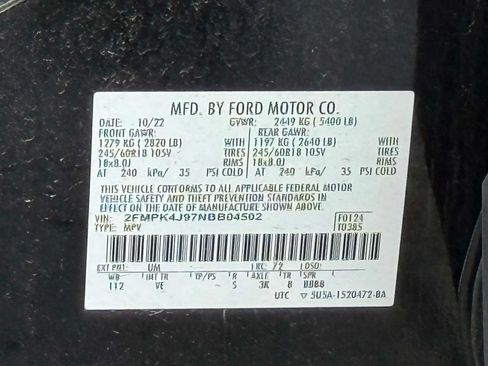 Used 2022 Ford Edge SEL AWD/4WD image 16