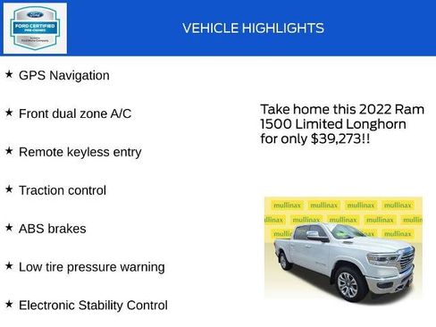 Used 2022 RAM 1500 Limited AWD/4WD image 18