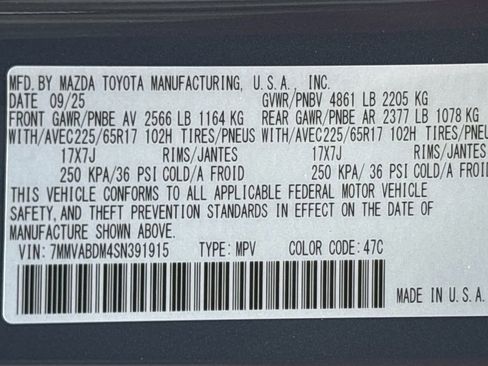 New 2025 MAZDA CX-50 AWD 2.5 S w/ Weather Package image 28