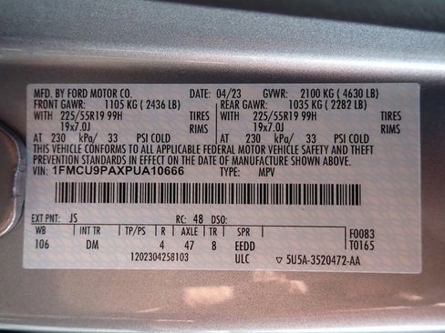 Certified 2023 Ford Escape ST-Line Elite w/ Premium Technology Package image 22