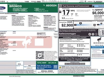 New 2026 Ford Bronco Outer Banks w/ Sasquatch Package