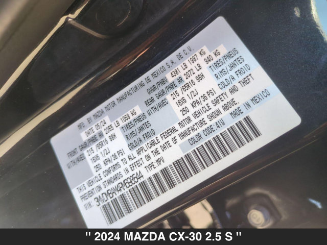 Certified 2024 MAZDA CX-30 AWD 2.5 S image 31