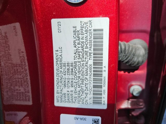 Certified 2023 Honda Accord EX image 16