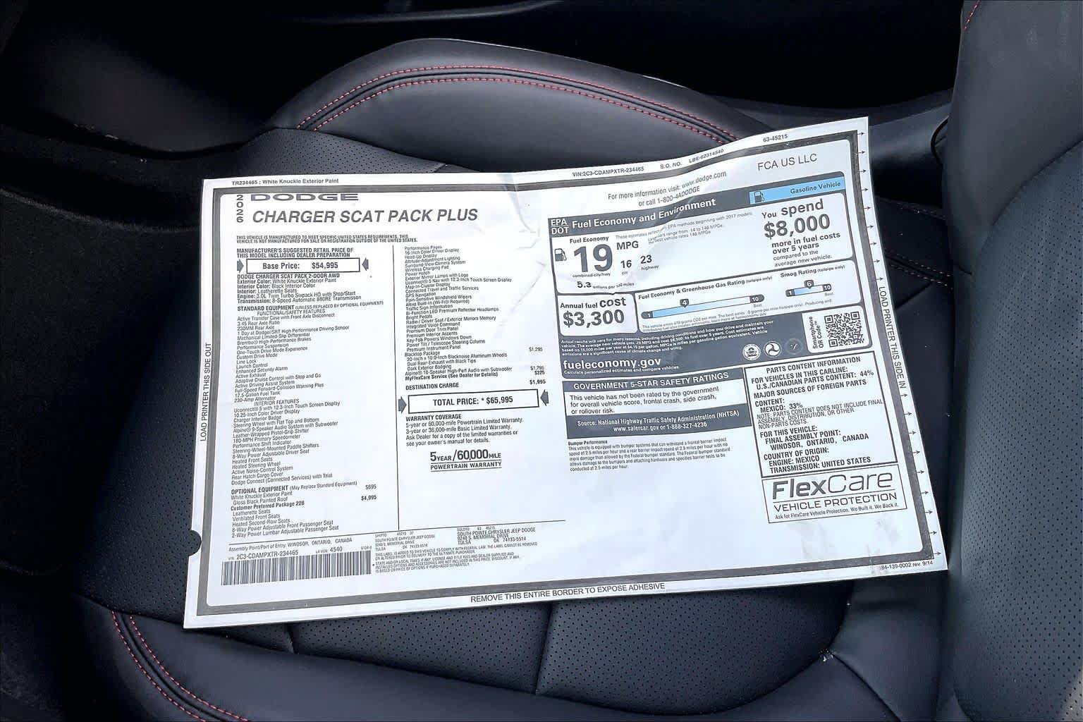 New 2026 Dodge Charger Scat Pack AWD/4WD image 19