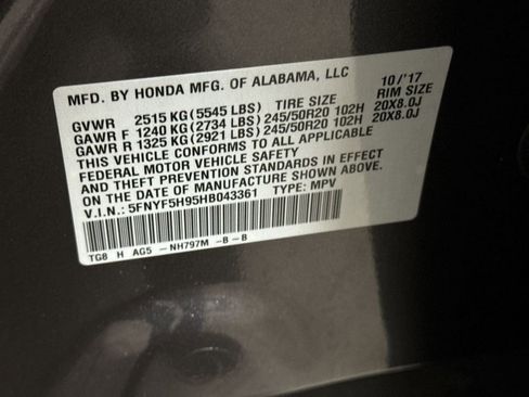 Used 2017 Honda Pilot Touring image 29