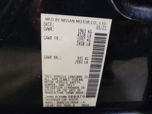 Used 2021 Nissan Altima 2.5 SR FWD image 33