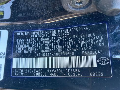 Used 2022 Toyota Camry SE image 34