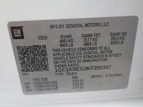 Used 2019 Chevrolet Silverado 2500 W/T AWD/4WD image 30