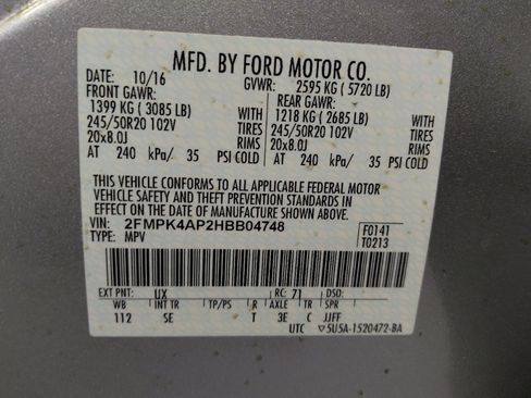 Used 2017 Ford Edge Sport w/ Equipment Group 401A AWD/4WD image 33