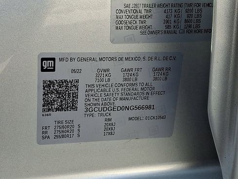 Used 2022 Chevrolet Silverado 1500 LTZ AWD/4WD image 27