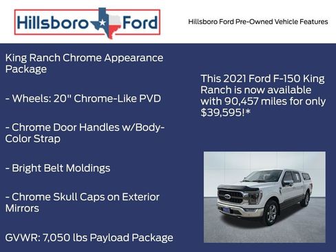 Used 2021 Ford F150 King Ranch w/ Equipment Group 601A High AWD/4WD image 13