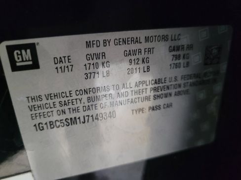 Used 2018 Chevrolet Cruze LS image 33