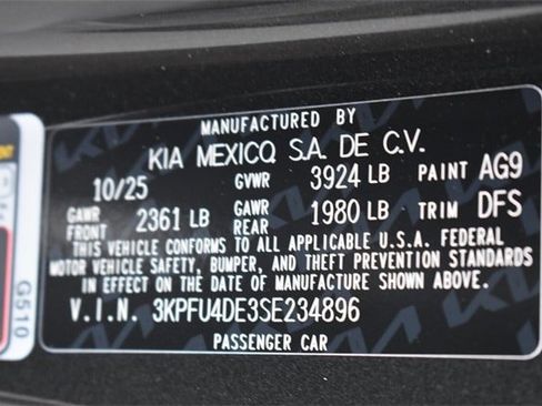 New 2025 Kia K4 EX image 30