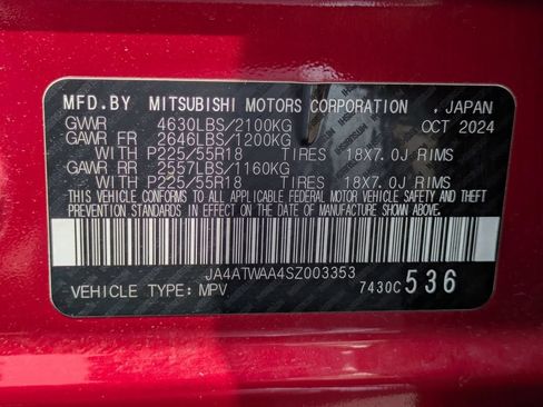 Used 2025 Mitsubishi Eclipse Cross SE AWD/4WD image 36