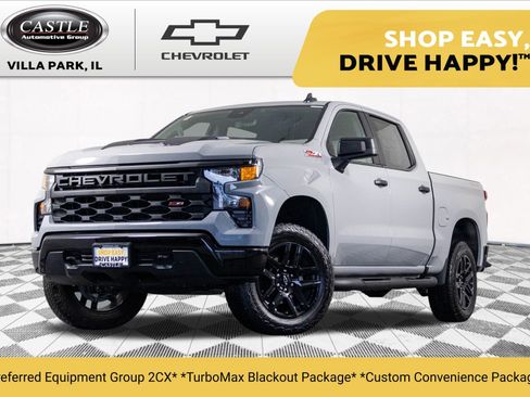 New 2025 Chevrolet Silverado 1500 Custom Trail Boss w/ Turbomax Blackout Package image 1