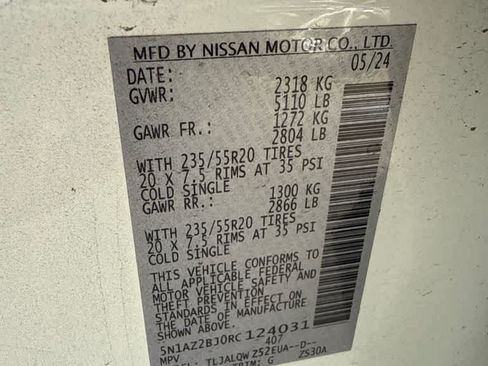 Used 2024 Nissan Murano SV w/ SV Midnight Edition Package FWD image 4