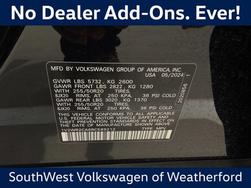 Used 2024 Volkswagen Atlas SE FWD image 27