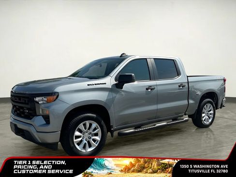 Used 2024 Chevrolet Silverado 1500 Custom w/ LPO, Dark Essentials Package AWD/4WD image 2