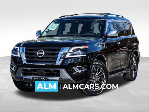 Used 2024 Nissan Armada Platinum w/ Captain's Chairs Package AWD/4WD image 1