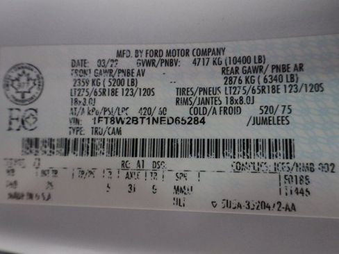 Used 2022 Ford F250 XLT AWD/4WD image 96