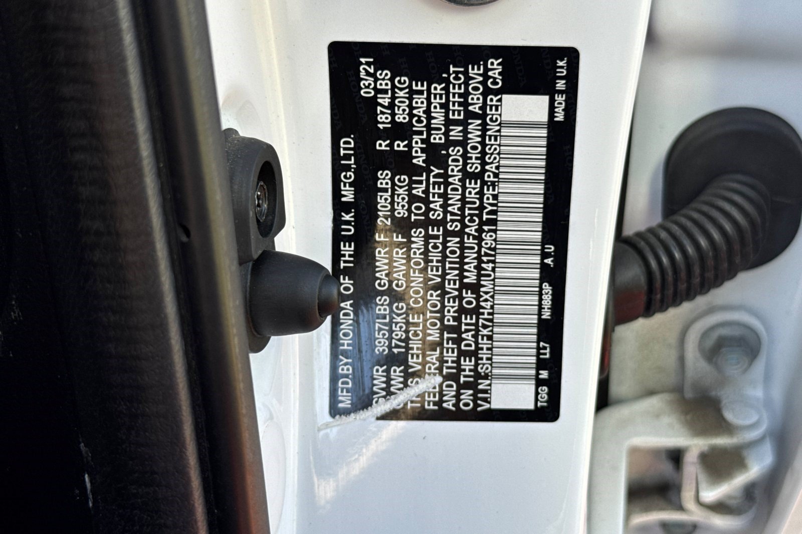 Used 2021 Honda Civic Sport image 27