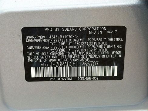 Used 2017 Subaru Crosstrek 2.0i Premium image 40