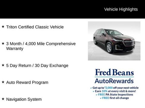 Used 2023 Chevrolet Traverse LT w/ LPO, Floor Liner Package AWD/4WD image 5