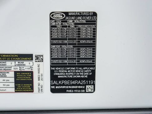 Used 2024 Land Rover Range Rover Long Wheelbase SE AWD/4WD image 80