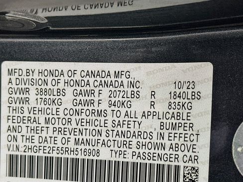 Used 2024 Honda Civic Sport image 12
