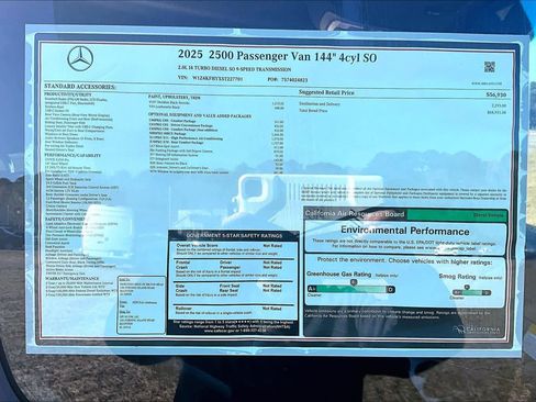 New 2025 Mercedes-Benz Sprinter 2500 image 18