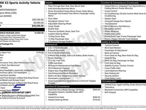 Used 2022 BMW X3 xDrive30i w/ Convenience Package image 36