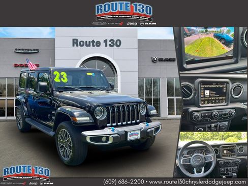 Used 2023 Jeep Wrangler Unlimited Sahara w/ Cold Weather Group AWD/4WD image 1