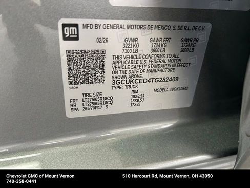 New 2026 Chevrolet Silverado 1500 Custom Trail Boss image 23