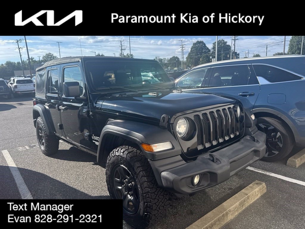 Used 2018 Jeep Wrangler Unlimited Sport AWD/4WD image 1
