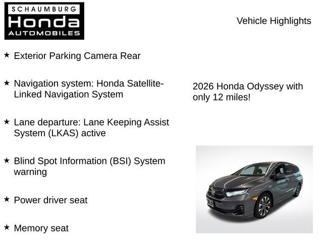 New 2026 Honda Odyssey Elite image 7