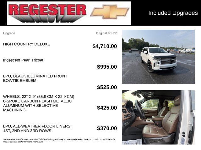 Used 2024 Chevrolet Tahoe High Country AWD/4WD image 5