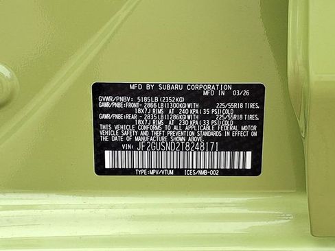 New 2026 Subaru Crosstrek 2.5i Limited AWD/4WD image 10