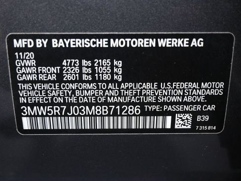 Used 2021 BMW 330i xDrive Sedan w/ Convenience Package AWD/4WD image 10